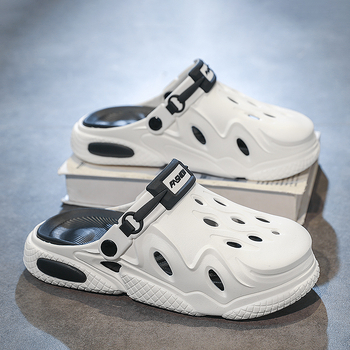 Lyukcipők Férfi divatos nyári külső ruházat Hétköznapi papucsok Sport Vezetés Kétrészes Ifjúsági Strandszandálok 2024 Új érkezés
