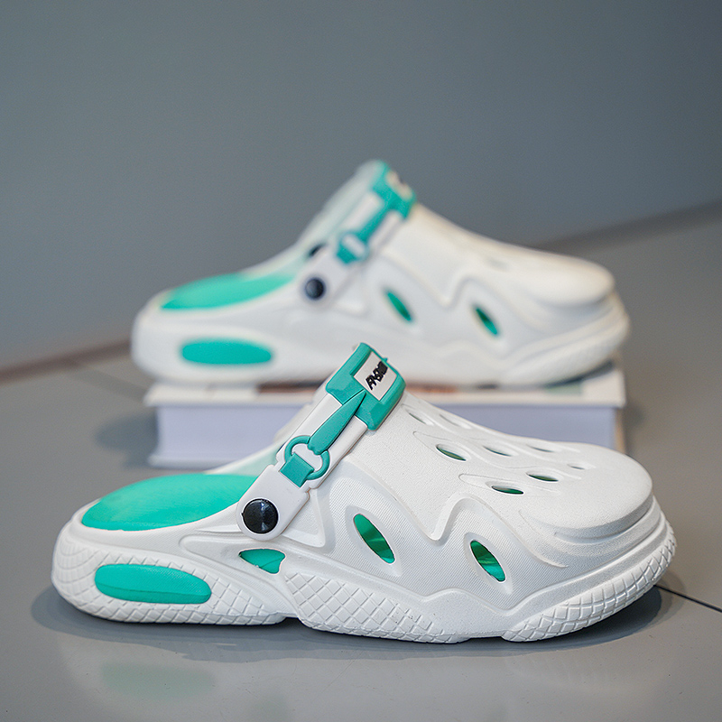 Lyukcipők Férfi divatos nyári külső ruházat Hétköznapi papucsok Sport Vezetés Kétrészes Ifjúsági Strandszandálok 2024 Új érkezés