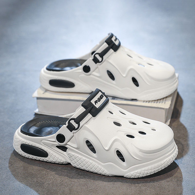 Lyukcipők Férfi divatos nyári külső ruházat Hétköznapi papucsok Sport Vezetés Kétrészes Ifjúsági Strandszandálok 2024 Új érkezés