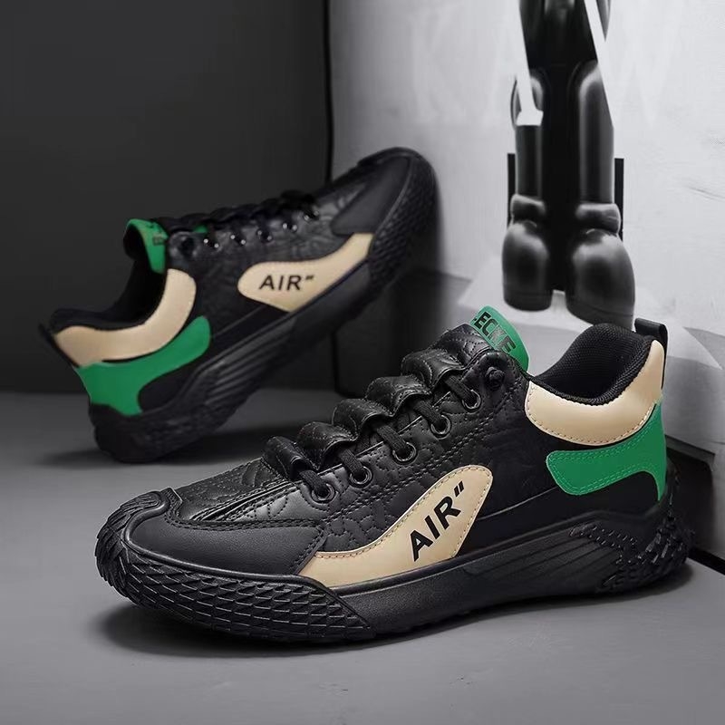 Мъжки обувки Есен 2024 Нови спортни ежедневни обувки с плъзгащи се обувки Универсални обувки за борд Неплъзгащи се модерни обувки Ежедневни обувки