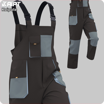 Piiriülesed kolmemõõtmelised suurte taskutega kombinesoonid, eritellimusel trükitud värvisobitavad mitme taskuga kombinesoonid, tehaseriided, töökaitseriietus