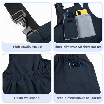 Piiriülesed kolmemõõtmelised suurte taskutega kombinesoonid, eritellimusel trükitud värvisobitavad mitme taskuga kombinesoonid, tehaseriided, töökaitseriietus