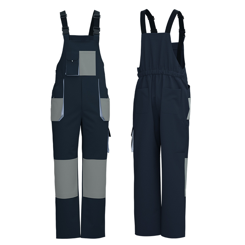 Piiriülesed kolmemõõtmelised suurte taskutega kombinesoonid, eritellimusel trükitud värvisobitavad mitme taskuga kombinesoonid, tehaseriided, töökaitseriietus