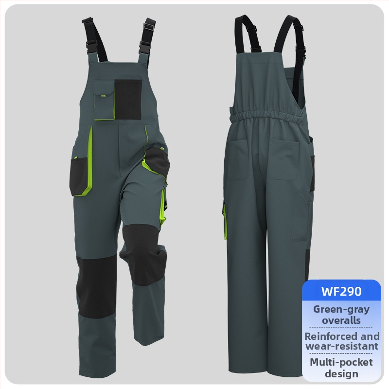 Piiriülesed kolmemõõtmelised suurte taskutega kombinesoonid, eritellimusel trükitud värvisobitavad mitme taskuga kombinesoonid, tehaseriided, töökaitseriietus