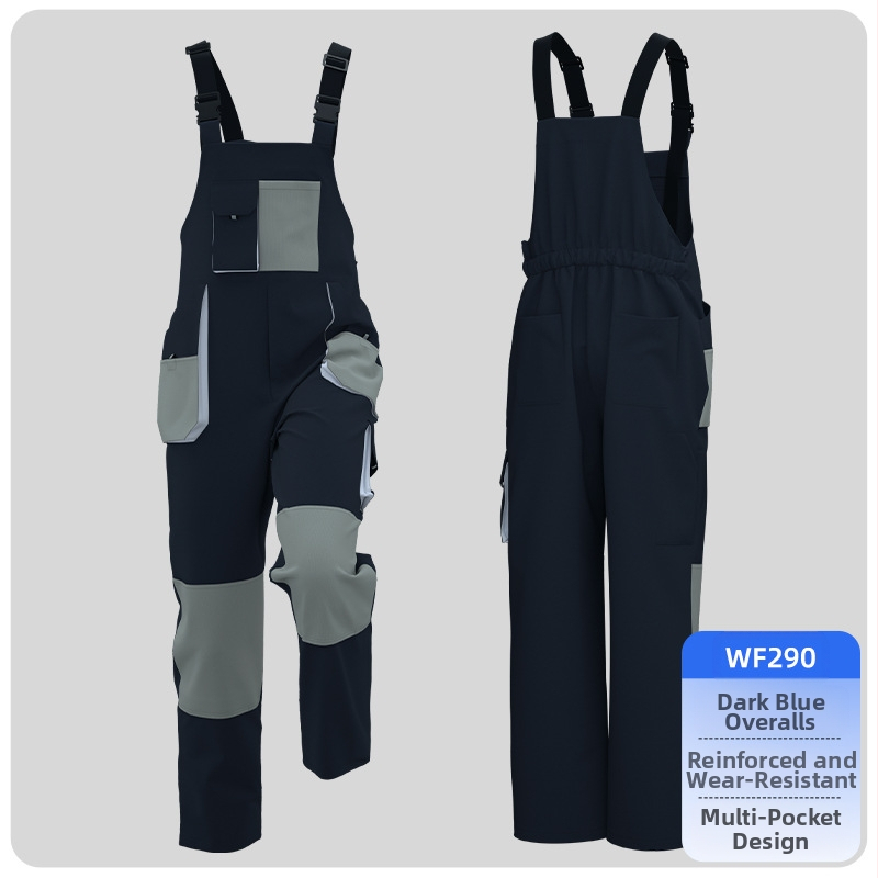 Piiriülesed kolmemõõtmelised suurte taskutega kombinesoonid, eritellimusel trükitud värvisobitavad mitme taskuga kombinesoonid, tehaseriided, töökaitseriietus