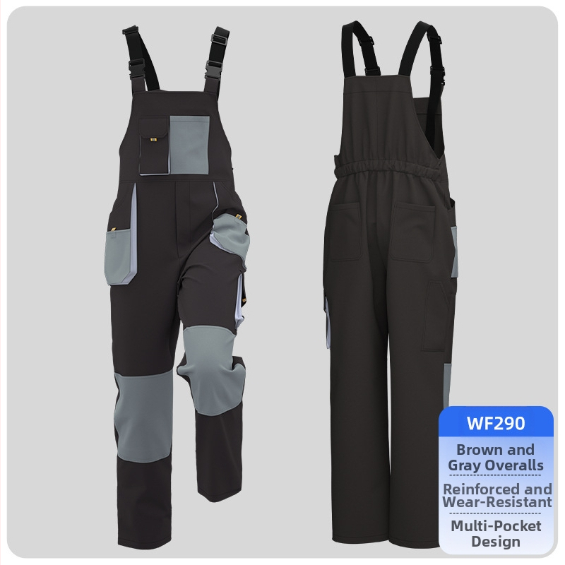 Piiriülesed kolmemõõtmelised suurte taskutega kombinesoonid, eritellimusel trükitud värvisobitavad mitme taskuga kombinesoonid, tehaseriided, töökaitseriietus