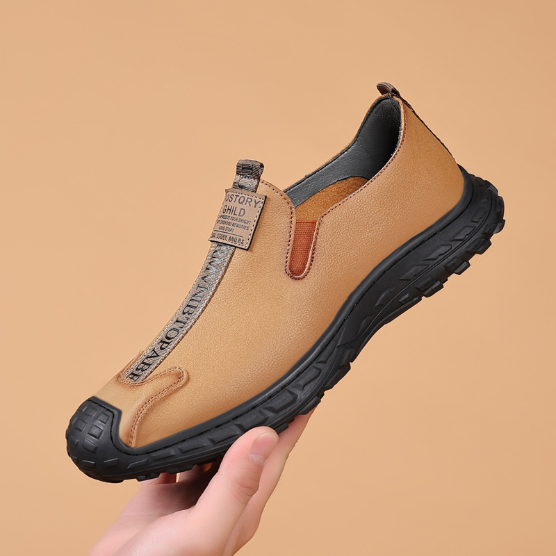 Tavaszi bőrcipők férfi 2024 tavaszi és őszi üzleti divat alkalmi viselet férfi bőrcipők Külkereskedelmi brit stílusú platform férfi cipők