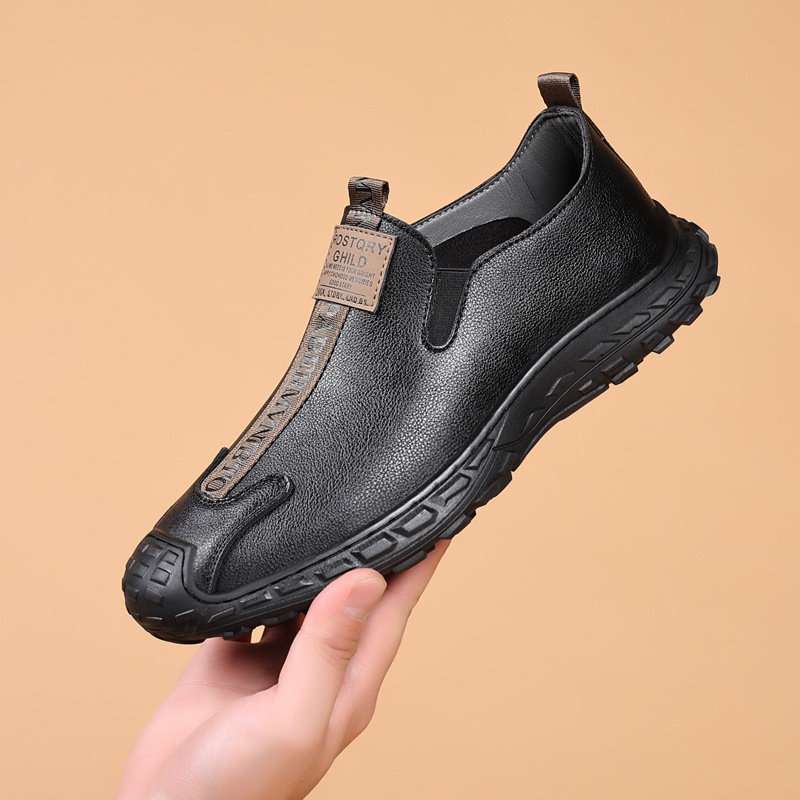 Tavaszi bőrcipők férfi 2024 tavaszi és őszi üzleti divat alkalmi viselet férfi bőrcipők Külkereskedelmi brit stílusú platform férfi cipők