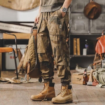 Amerikai retro főutcai overál férfi egyenes, bő szárú lezser nadrág 2024 új divatos belső nadrág