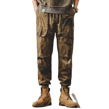 Amerikai retro főutcai overál férfi egyenes, bő szárú lezser nadrág 2024 új divatos belső nadrág