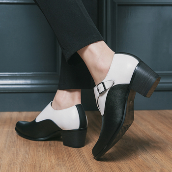 Δερμάτινα Παπούτσια με Ψηλοτάκουνα, Ανδρικά Παπούτσια για Γάμο, Γάμο, Ανδρικά Παπούτσια, Επαγγελματικά, Casual, Ανδρικά Παπούτσια για Αύξηση Ύψους, Λευκά Δερμάτινα Παπούτσια με Μύτες για Άνδρες