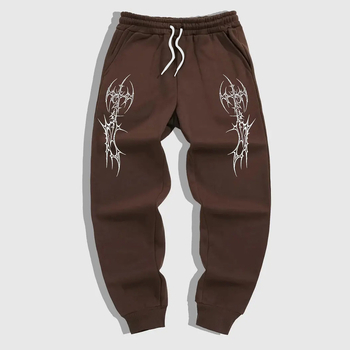 Pavasario ir rudens naujos vyriškos laisvalaikio sportinės kelnės. Vyriškos margintos elastinės juosmens kelnės.