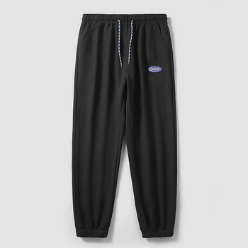 2022 Új Stílusú, forró gofrimintás divatmárka nadrág férfi tavaszi divatos sportnadrág bő orrú lezser nadrág