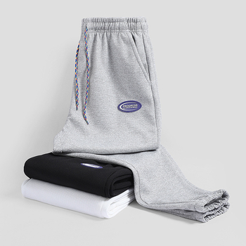 2022 Új Stílusú, forró gofrimintás divatmárka nadrág férfi tavaszi divatos sportnadrág bő orrú lezser nadrág