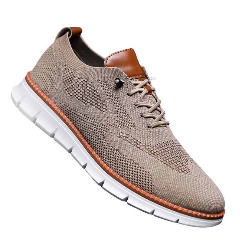 2024-es brit stílusú férfi cipők, nyári, lélegző, alkalmi sportcipők, légy szőtt hálós cipők, férfi nagy méretű, 46-os futócipők