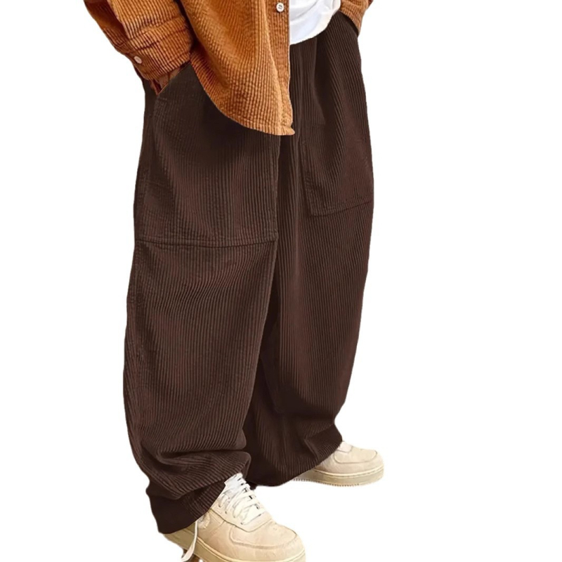 Pārrobežu sprādzieni Brīva velveta plus izmēra brīva jostasvieta Retro platas kājas Visu spēļu modes tendences Eiropas izmēra taisnas kājas bikses