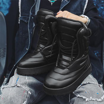 Y12 Bread Shoes Νέα Ανδρικά Παπούτσια Χειμερινά Ζεστά Παπούτσια με Χοντρό Πέος Ανδρικά Παπούτσια Casual Παπούτσια Εξειδικευμένα Παπούτσια High Street για Άνδρες