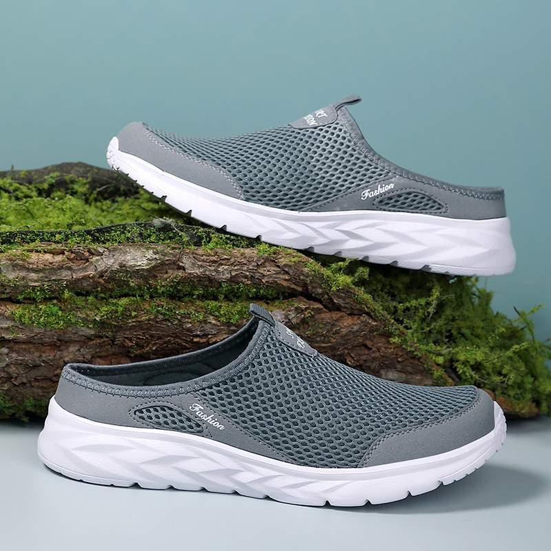 Generacija novih proljetnih i ljetnih ležernih sportskih muških cipela velikih veličina s prekograničnim mrežastim cipelama s polu-drag uzorkom