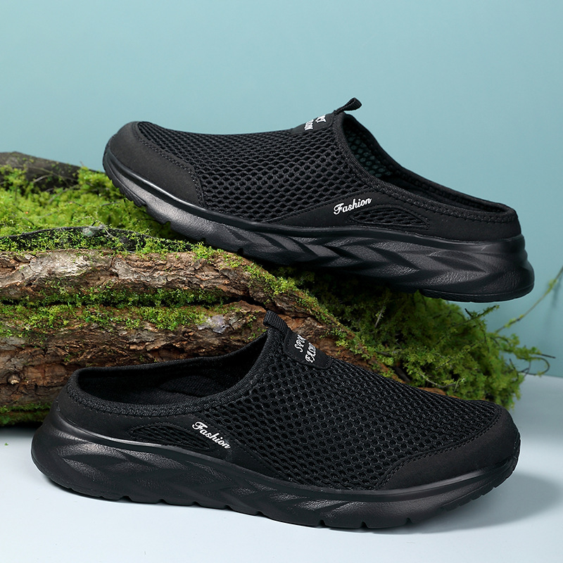 Generacija novih proljetnih i ljetnih ležernih sportskih muških cipela velikih veličina s prekograničnim mrežastim cipelama s polu-drag uzorkom