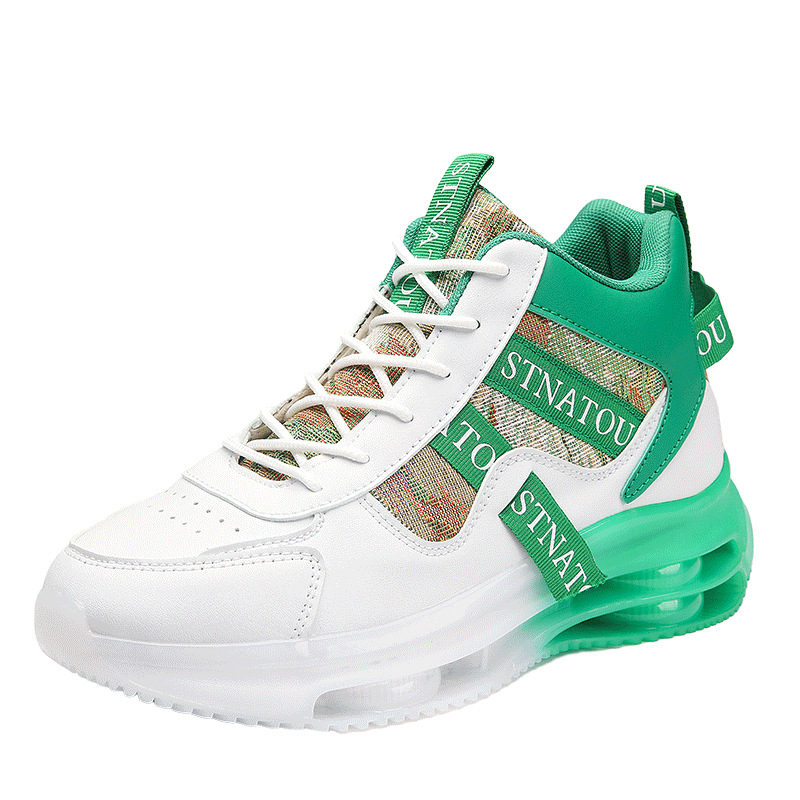 Prekogranične jesenske i zimske gradijentne cipele za tatu, modna marka, hip hop cipele, muške modne cipele, visoke cipele za par, košarkaške tenisice