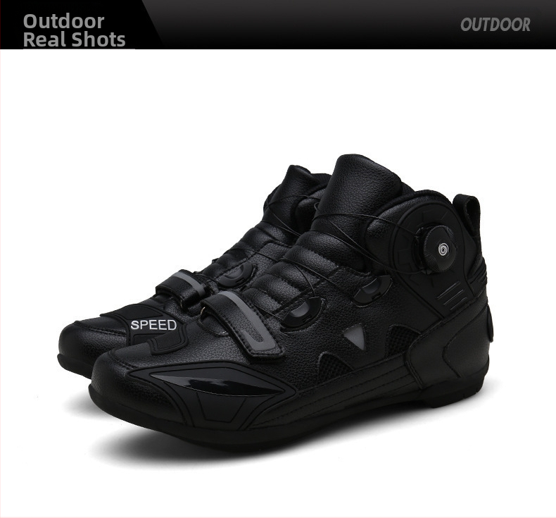 Meeste mootorrattasõidujalatsid, nelja aastaaja maastikumootorratta saapad, võidusõidusaapad, talve- ja suvemootorratta reisivarustus