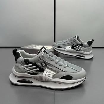 Primăvara și vara 2024 Noua nișă Low-top Dissolving Casual Live sneaker Fashion Hong Kong-style respirabil Forrest Gump Running Shoes pentru bărbați