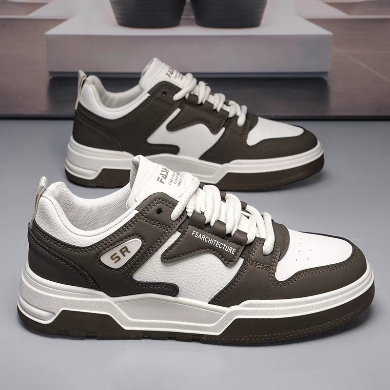 Καλοκαιρινά Ανδρικά Παπούτσια Νέα Αναπνέοντα Παπούτσια Ανδρικά Φοιτητικά Μοντέρνα Λευκά Παπούτσια All-match Αθλητικά Παπούτσια με Πλατφόρμα Casual Αθλητικά Παπούτσια