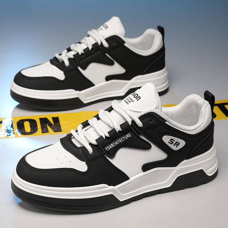 Καλοκαιρινά Ανδρικά Παπούτσια Νέα Αναπνέοντα Παπούτσια Ανδρικά Φοιτητικά Μοντέρνα Λευκά Παπούτσια All-match Αθλητικά Παπούτσια με Πλατφόρμα Casual Αθλητικά Παπούτσια