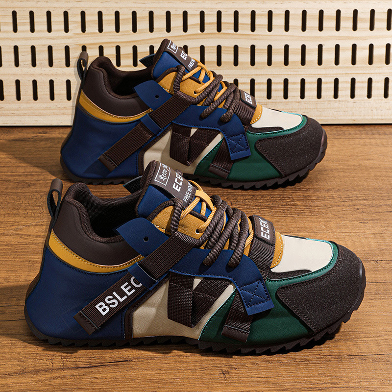 Pantofi sport bărbați, pantofi de primăvară și toamnă, pantofi sport vintage cu imprimeu floral, pantofi sport plus size, pantofi sport ...