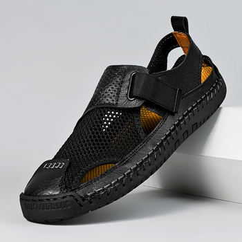 Καλοκαιρινά σανδάλια Νέα casual plus size παπούτσια θαλάσσης Αναπνέοντα παπούτσια mesh για όλες τις ηλικίες Ανδρικά παπούτσια για χαλαρά πόδια