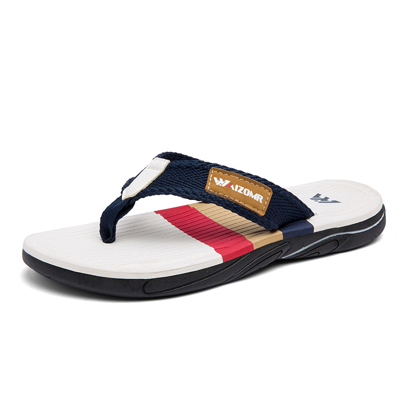 2025 Нови обувки Мъжки чехли Мъжко лятно връхно облекло Модерни интернет знаменитости Популярни плажни сандали с рибена кост Ежедневни спортни