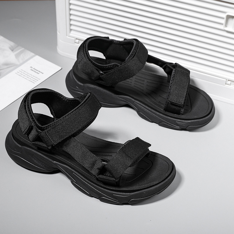 Sandale clasice transfrontaliere pentru bărbați, mărime mare, cu țesături, vara 2023, pantofi de plajă noi pentru bărbați, pantofi casual pentru exterior, en-gros