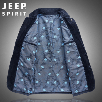 0209 Мъжки есенен костюм от кадифе 2020, мъжко ежедневно яке с голям размер, свободно, дишащо