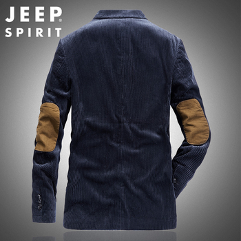 0209 Мъжки есенен костюм от кадифе 2020, мъжко ежедневно яке с голям размер, свободно, дишащо