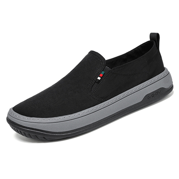 Μια γενιά casual ανδρικών παπουτσιών για υπαίθρια παπούτσια με αναπνεύσιμο καμβά, τάση για παπούτσια οδήγησης με πεντάλ, τεμπέλης