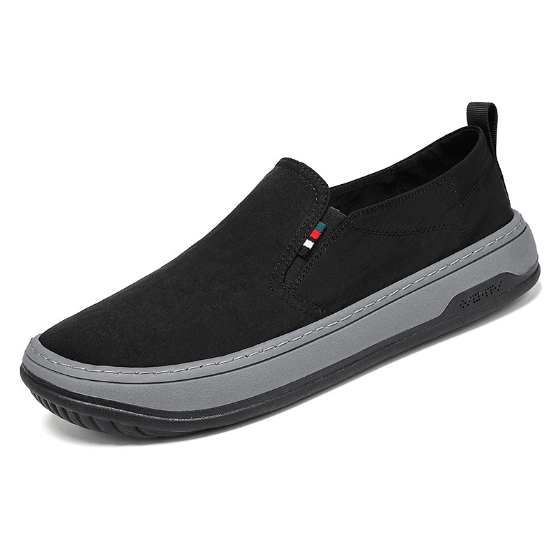 Μια γενιά casual ανδρικών παπουτσιών για υπαίθρια παπούτσια με αναπνεύσιμο καμβά, τάση για παπούτσια οδήγησης με πεντάλ, τεμπέλης