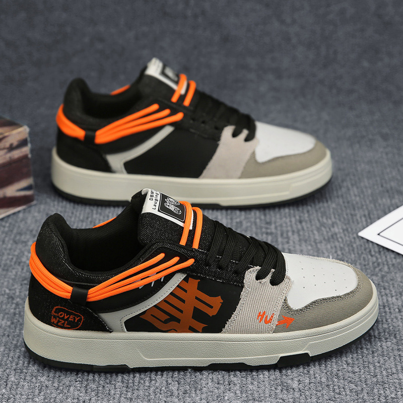 Nove muške cipele za jesen i zimu 2024., niske cipele s platformom, modne tenisice za četiri godišnja doba, trendi prozračne bijele muške cipele