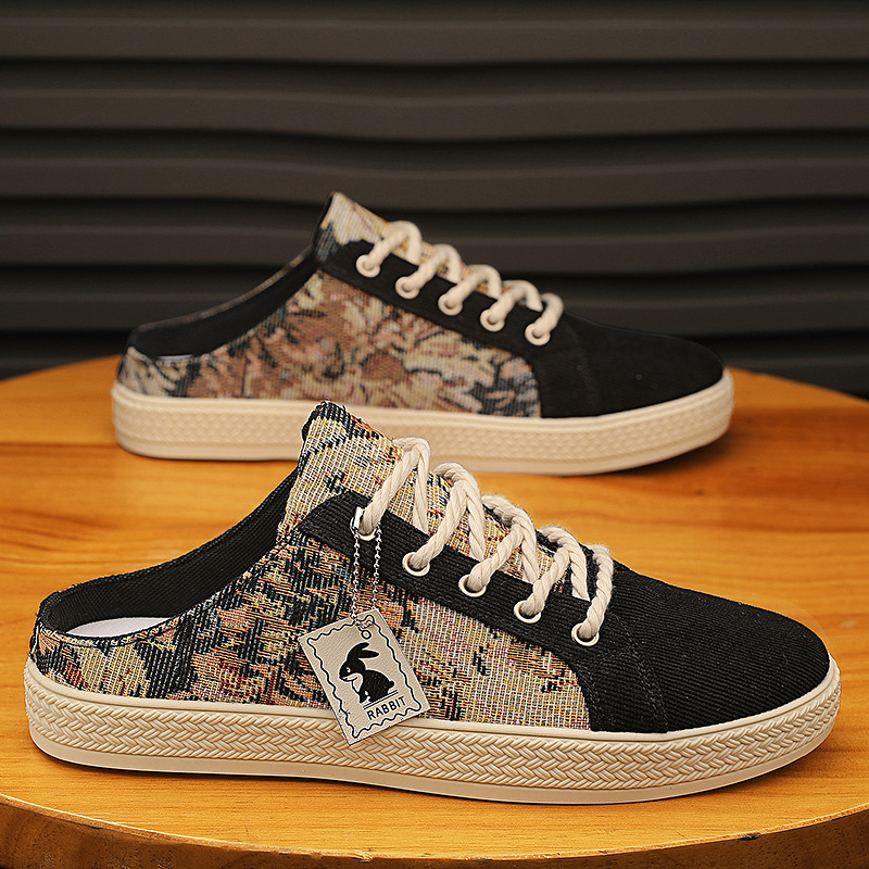 Затворени чехли с половин пръст 2024 лято мъжки сандали Amazon независима станция на открито AliExpress външна търговия на едро