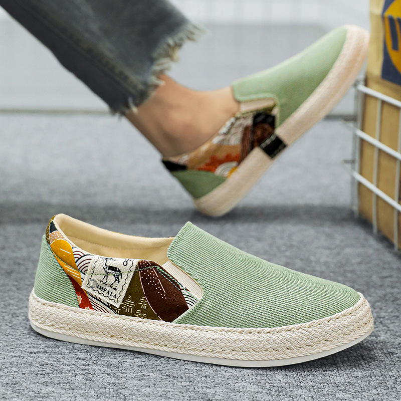 Pantofi sport bărbătești 2024, primăvara nouă, la modă, pentru bărbați, sport, casual, cu talpă joasă, leneși, fără slip-on, pentru tineri, tip pescar