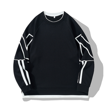 2023 Нов пролетен и есенен суитчър с кръгло деколте, спортен ежедневен костюм, мъжки широк спортен комплект, модерен младежки комплект