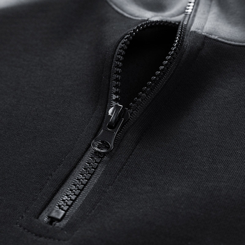 Bărbați pulover cu jumătate de fermoar primăvara și toamna la modă de brand all-match lejer culoare asortată guler cu mânecă lungă topuri polo cămașă la modă