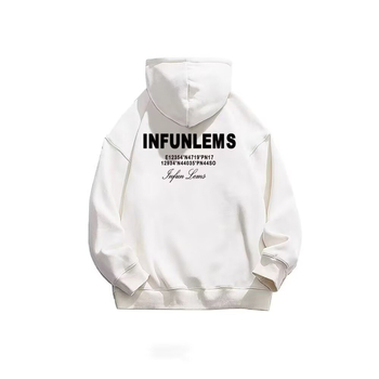 Мъжки суитшърт с качулка, нов есенно-зимен, с поларена подплата, топъл американски стил, модерен дизайн, с принт на букви, студентско яке