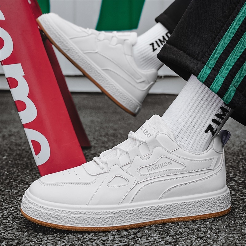 Pantofi sport pentru bărbați, pantofi de primăvară 2024, cu talpă groasă, cu talpă joasă, all-match, high-end, pentru tineret, sport, agrement, la modă