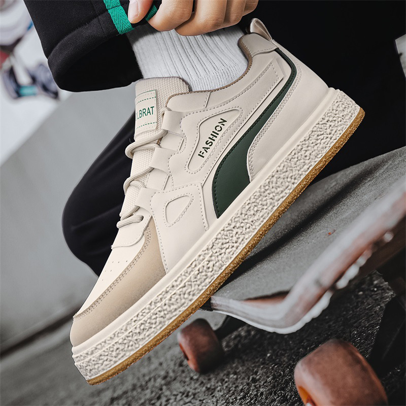 Pantofi sport pentru bărbați, pantofi de primăvară 2024, cu talpă groasă, cu talpă joasă, all-match, high-end, pentru tineret, sport, agrement, la modă
