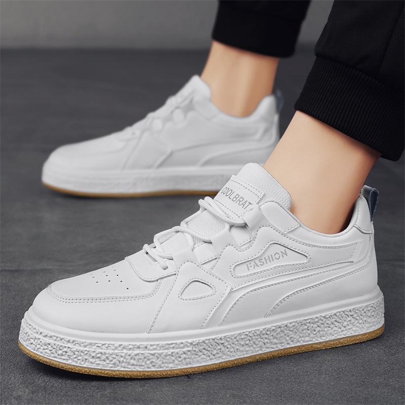 Pantofi sport pentru bărbați, pantofi de primăvară 2024, cu talpă groasă, cu talpă joasă, all-match, high-end, pentru tineret, sport, agrement, la modă
