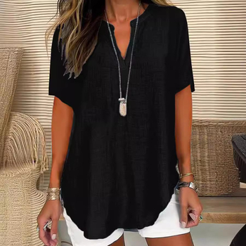 Διασυνοριακές Εξαγωγές του δημοφιλούς γυναικείου πουκάμισου με λαιμόκοψη V από βαμβάκι και λινό της Amazon (ελάχιστη παραγγελία για οποιοδήποτε copywriting)