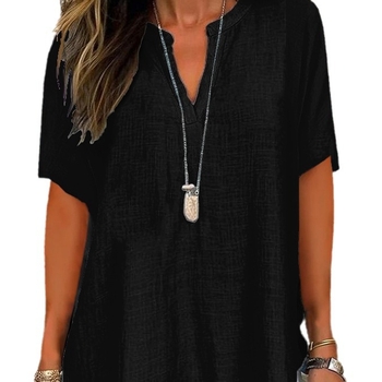 Διασυνοριακές Εξαγωγές του δημοφιλούς γυναικείου πουκάμισου με λαιμόκοψη V από βαμβάκι και λινό της Amazon (ελάχιστη παραγγελία για οποιοδήποτε copywriting)