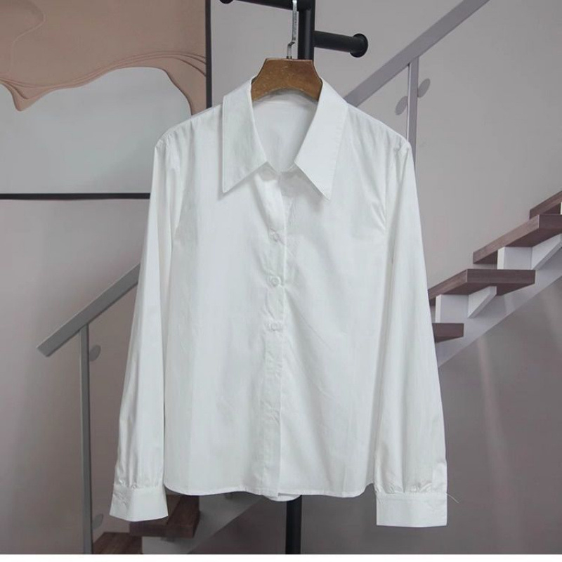 [öv] vintage divatos farmer mellényszoknya női 2025 tavaszi új koreai fehér ing kétrészes szett