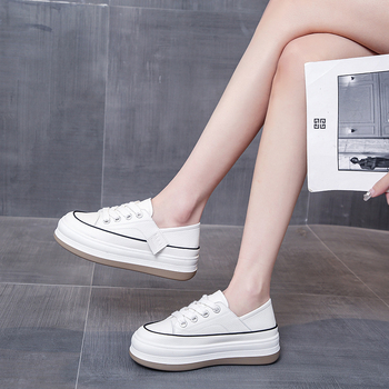 Kevad- ja suvekingad, uued, valged vabaajajalatsid, hingavad, klassikalised, lihtsad jalanõud, moodne kolledži stiilis toss
