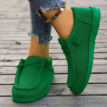 2024-es alkalmi fűzős lapos talpú plus size cipők bebújós lusta cipők Amazon határokon átnyúló női cipők új külkereskedelmi